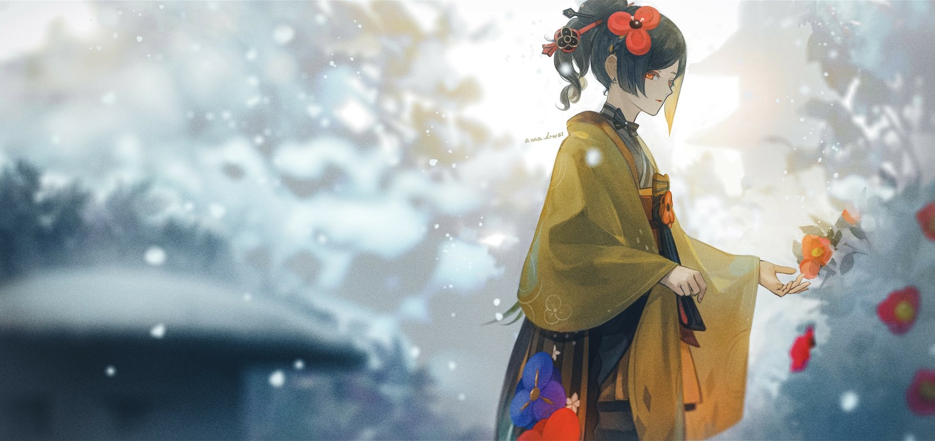 Download Chiori (Genshin Impact) Genshin Impact 4k Ultra HD Wallpaper by アナ