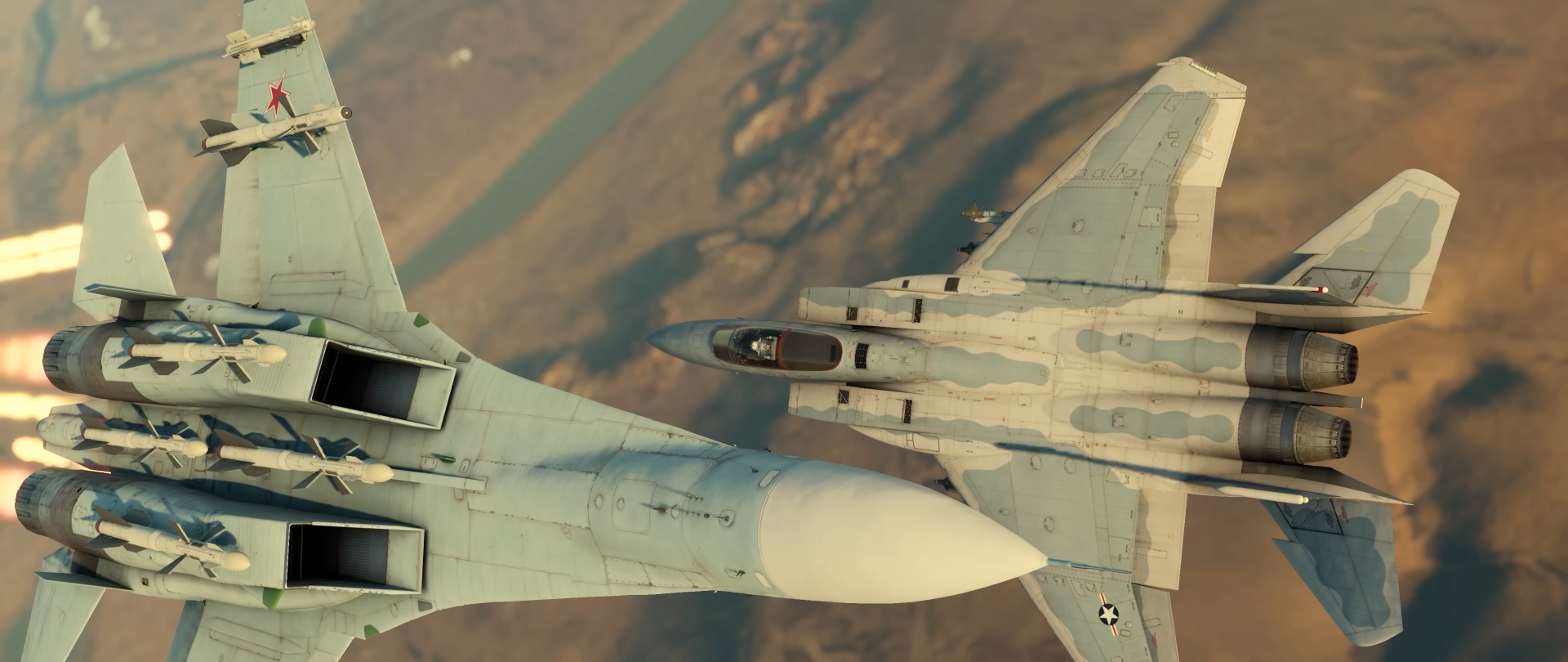 Download Video Game War Thunder Sukhoi Su-27 McDonnell Douglas F-15 Eagle HD Wallpaper