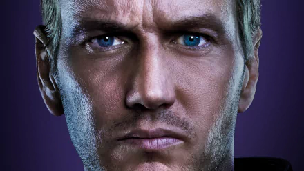 HD wallpaper featuring Patrick Wilson from Aquaman and The Lost Kingdom with a dramatic close-up and intense gaze.