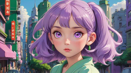  Anime woman