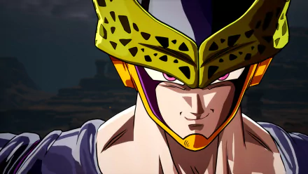 High-definition wallpaper featuring Cell from the video game DRAGON BALL: Sparking! ZERO, showcasing his iconic design and menacing expression.