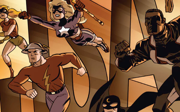 Comic Justice Society of America HD Desktop Wallpaper | Background Image