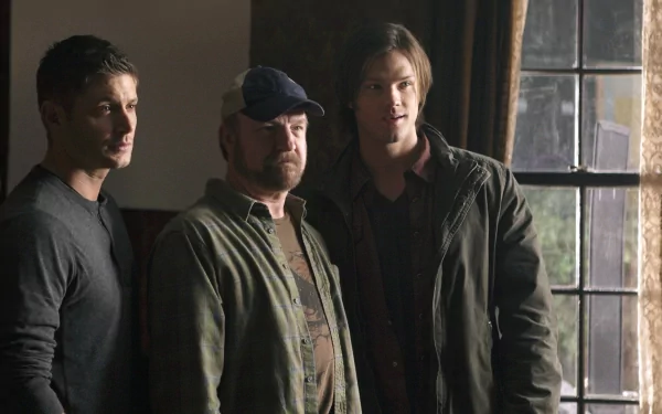 Jared Padalecki Jensen Ackles Dean Winchester Sam Winchester Bobby Singer TV Show Supernatural (TV Show) HD Desktop Wallpaper | Background Image