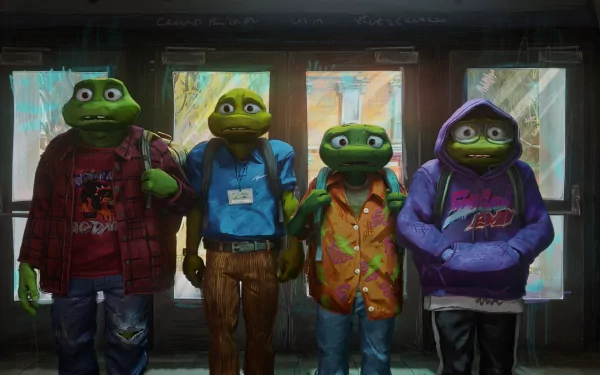 movie Teenage Mutant Ninja Turtles: Mutant Mayhem HD Desktop Wallpaper | Background Image