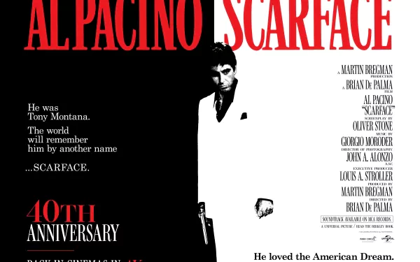A striking Scarface-themed HD desktop wallpaper and background showcasing a powerful and iconic visual.