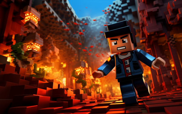 HD Roblox desktop wallpaper featuring a dynamic character in an animated environment with vibrant lighting.