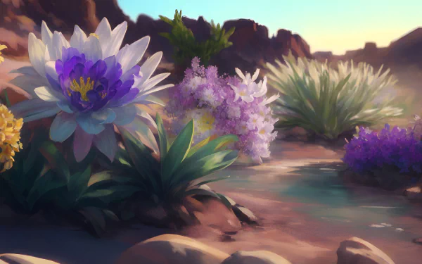 Desert flowers