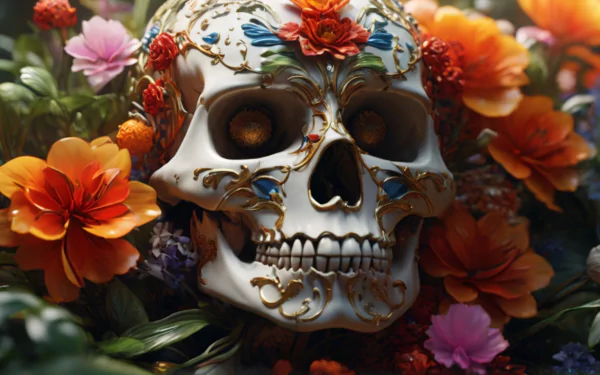  Decorated Skull