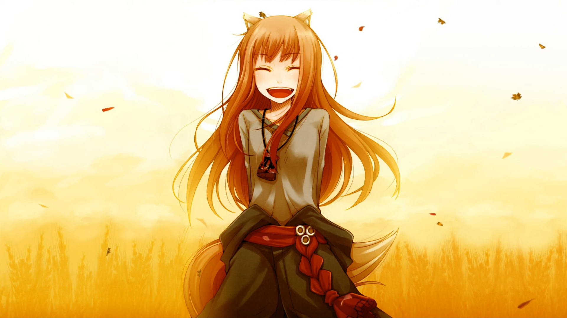 spice and wolf wallpaper by _Holo_