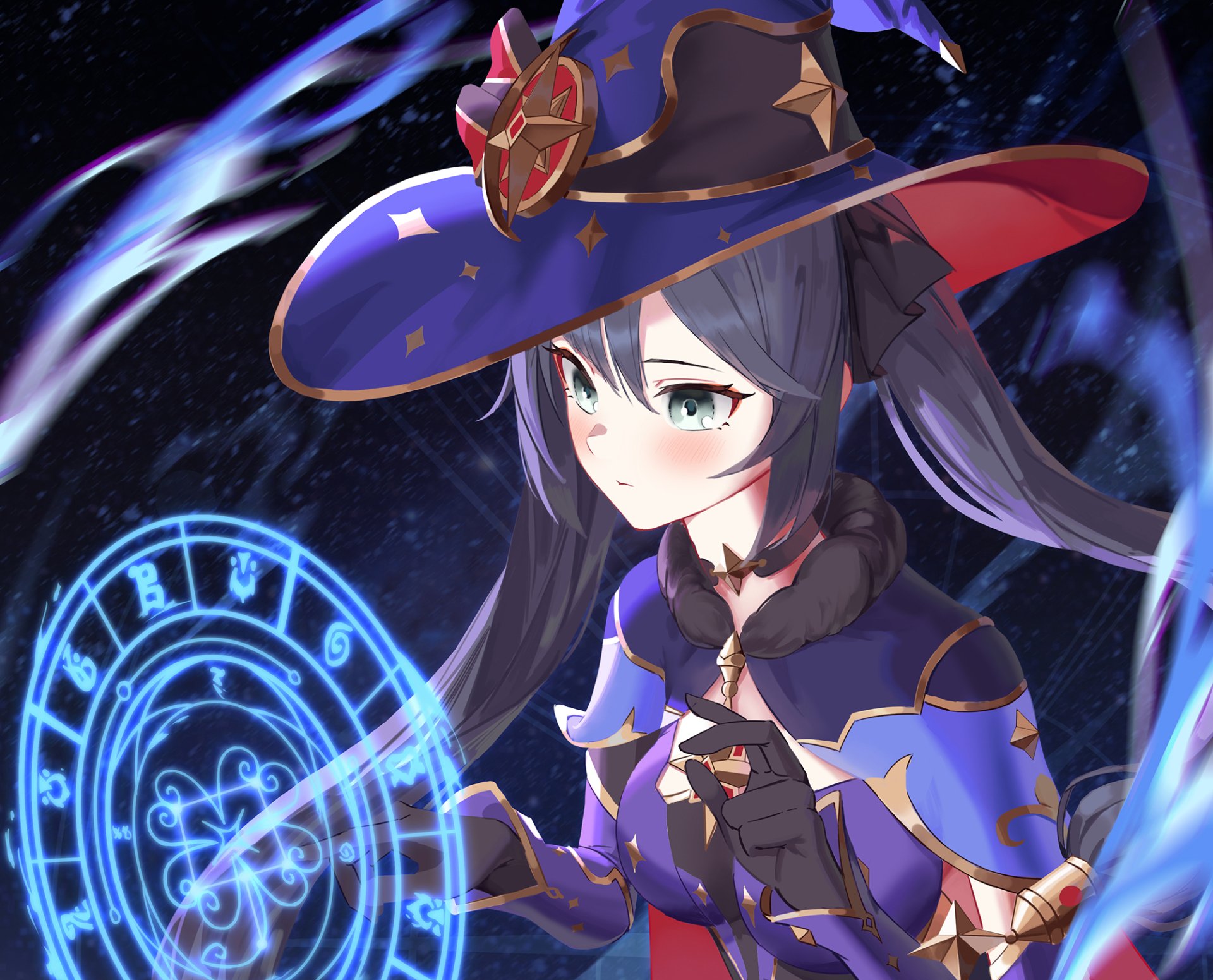 Download Genshin Impact Mona (Genshin Impact) HD Wallpaper by 退堂鼓手