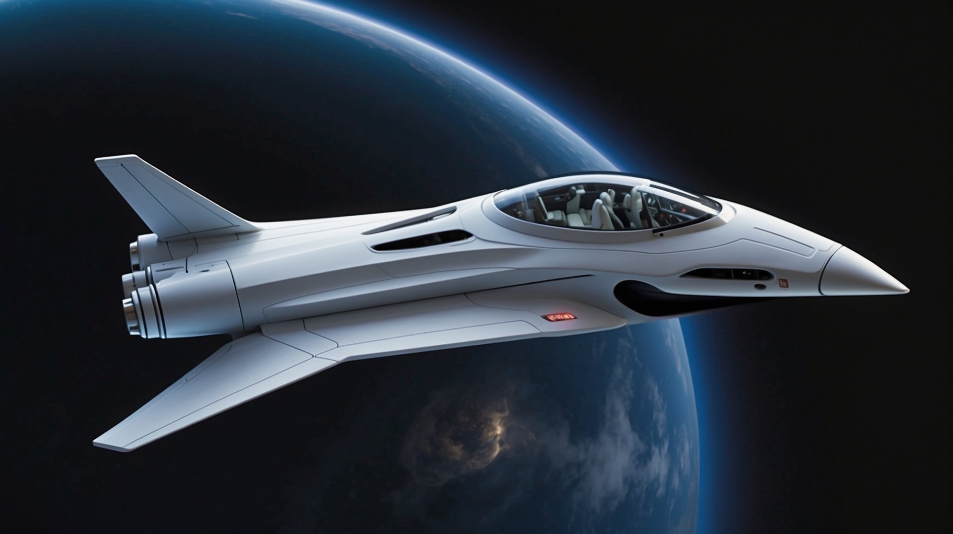 Futuristic aircraft by AnimeHead