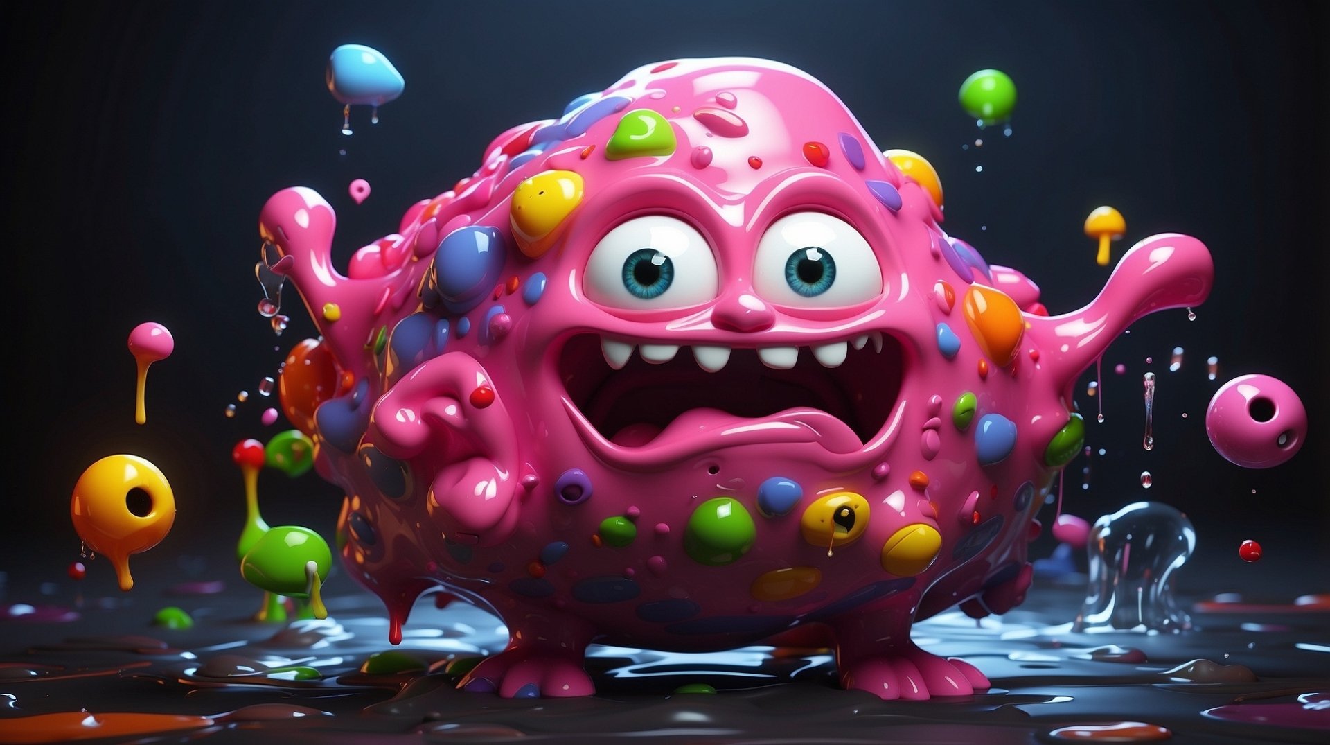 Slimy creature by AnimeHead