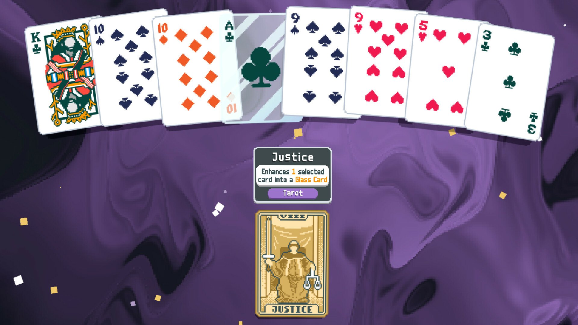balatro-themed-justice-tarot-card-and-playing-cards-hd-wallpaper