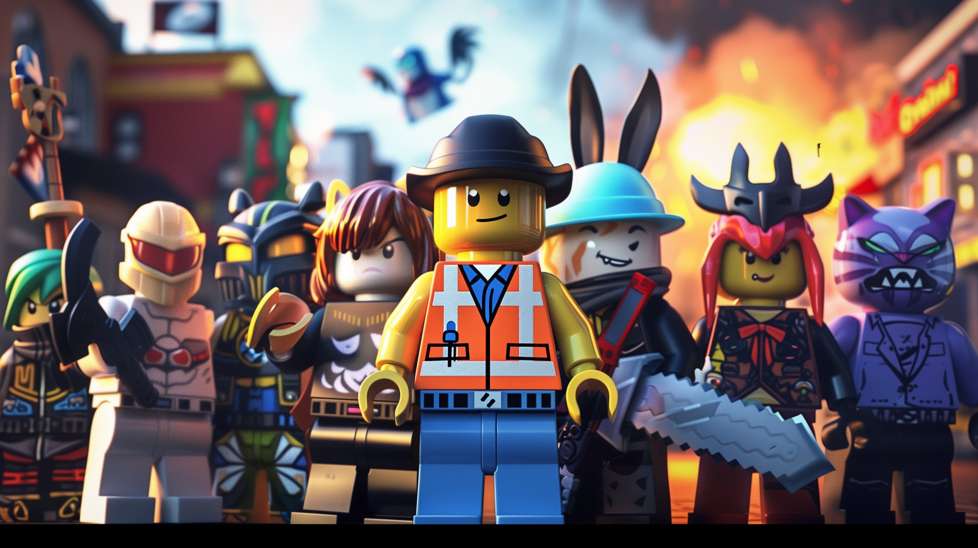 HD Roblox wallpaper featuring dynamic characters for a lively desktop background.