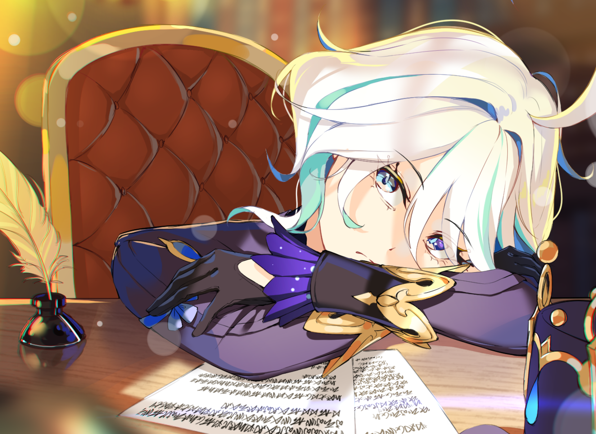 Download Genshin Impact Furina (Genshin Impact) HD Wallpaper by keYA