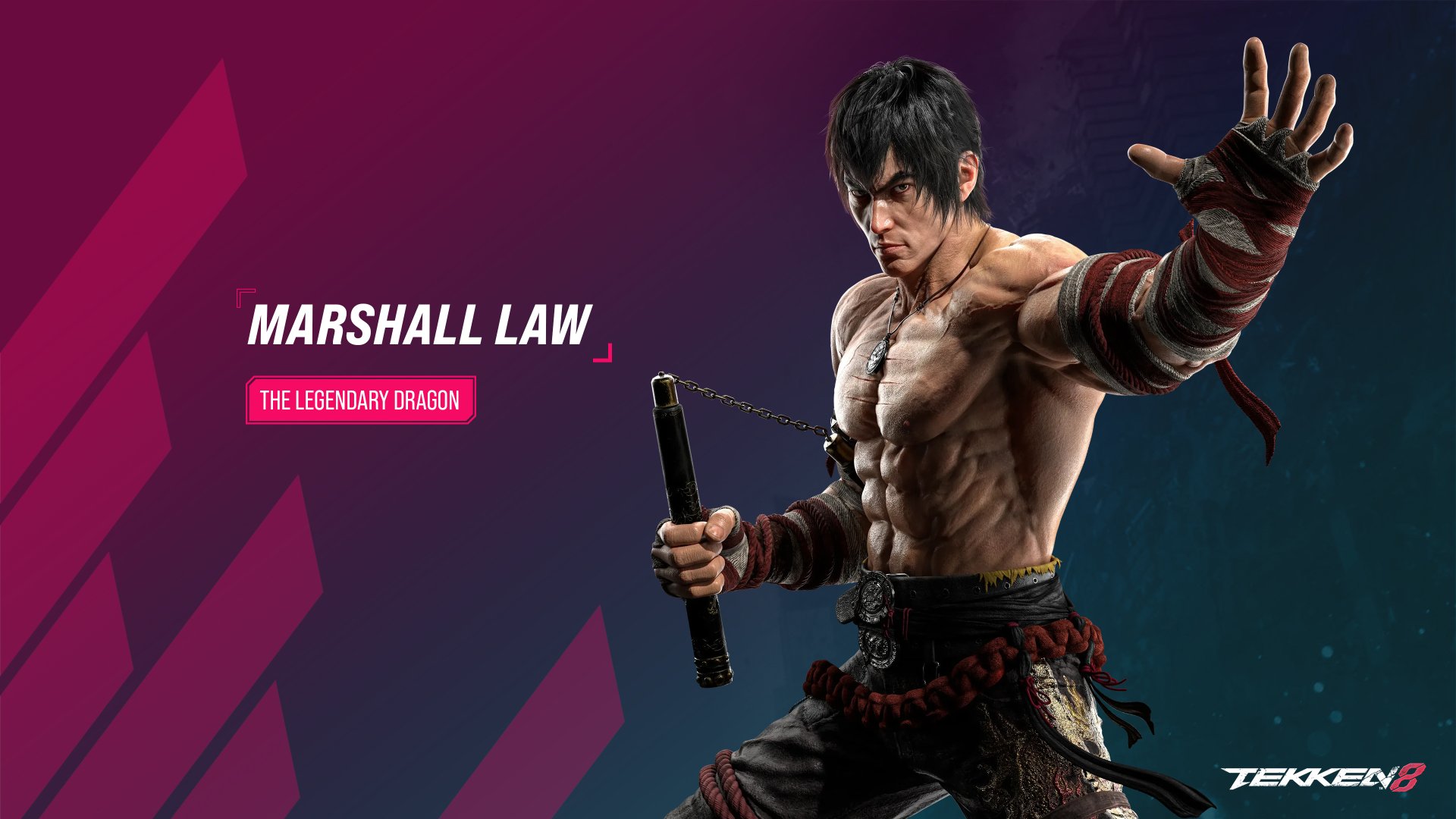 Tekken 8 Marshall Law HD Wallpaper - Legendary Dragon Fighter