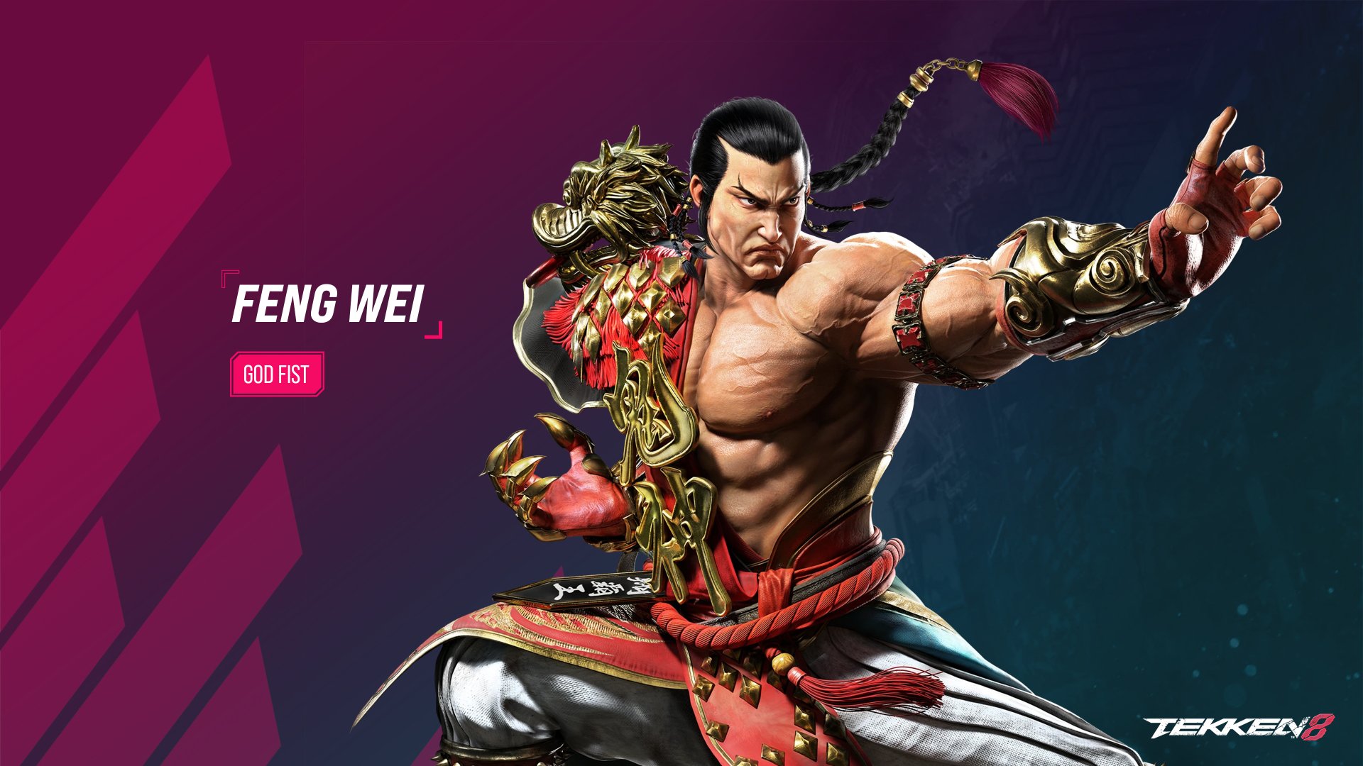 Feng Wei in Tekken 8 - Dynamic HD Game Wallpaper