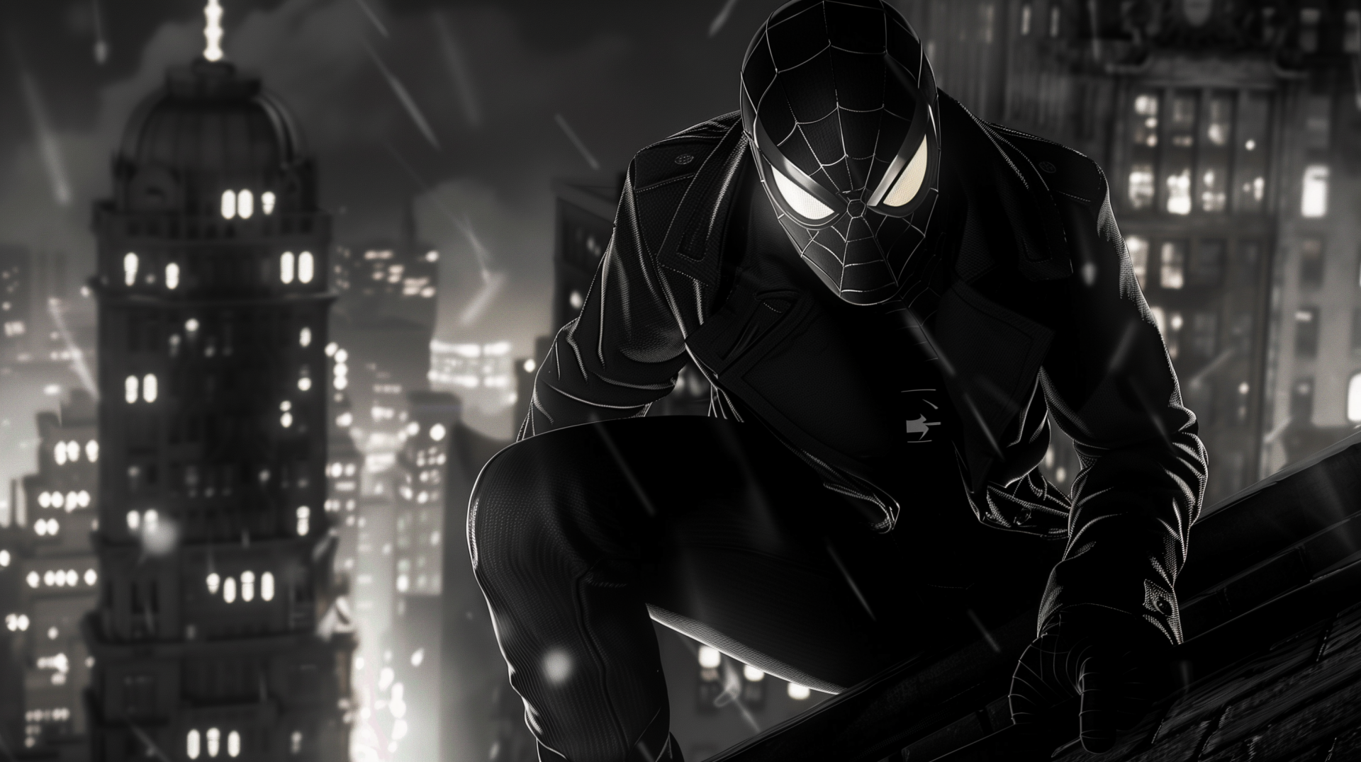 Spider-Man Noir HD Wallpaper - Dark City Vigilante by patrika