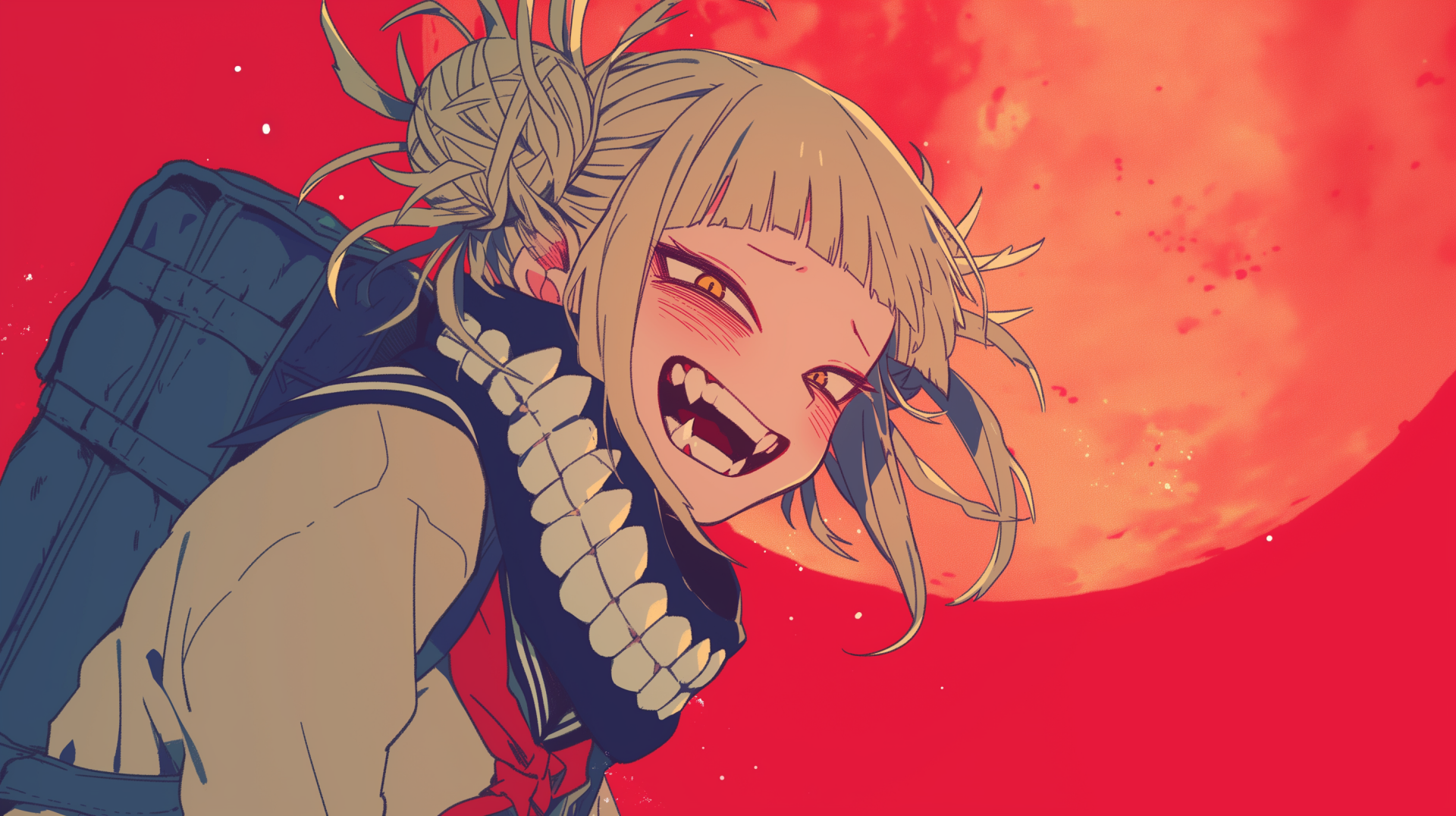 Himiko Toga HD Wallpaper - My Hero Academia Anime Art by patrika