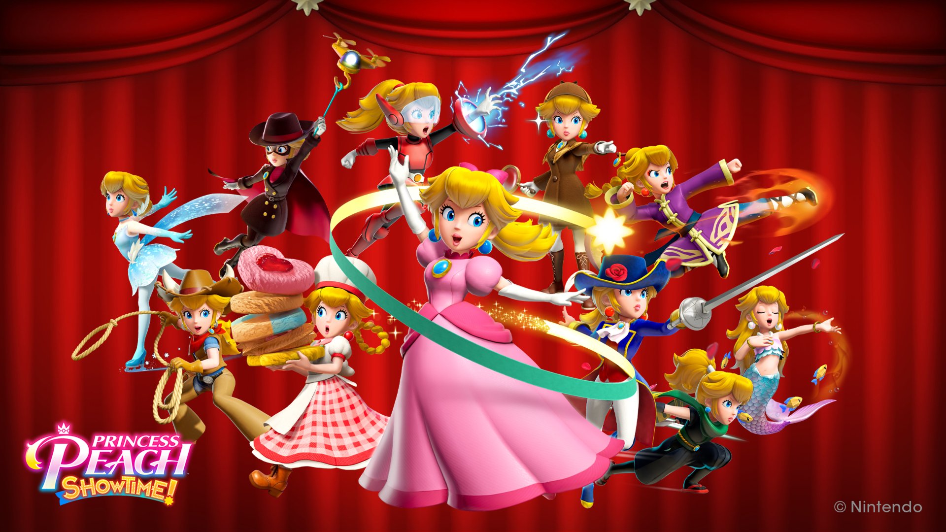Download Princess Peach Showtime! Video Game 4k Ultra HD Wallpaper
