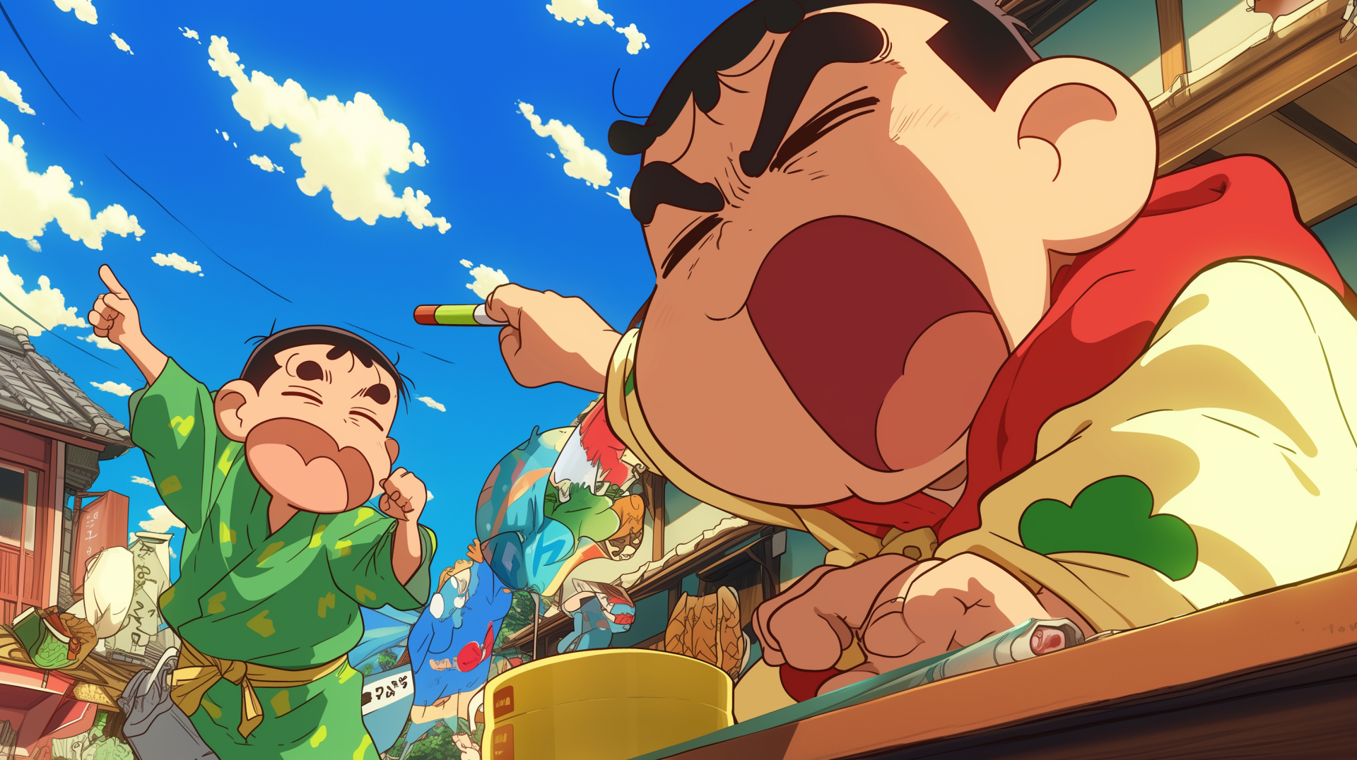 Shin-chan's Festival Adventure by robokoboto