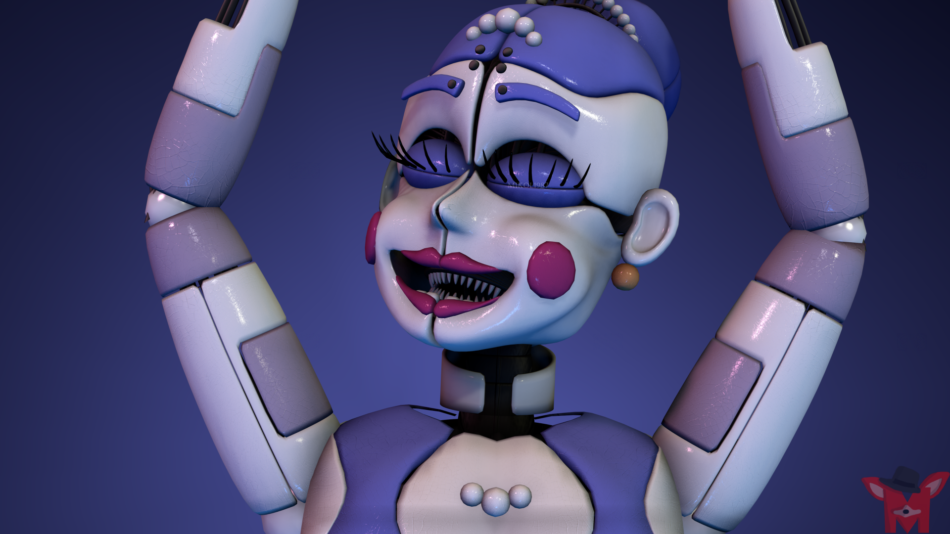 Download Ballora (Five Nights At Freddy's) Video Game Five Nights At Freddy's: Sister Location Five Nights At Freddy's 4k Ultra HD Wallpaper by Mikol1987