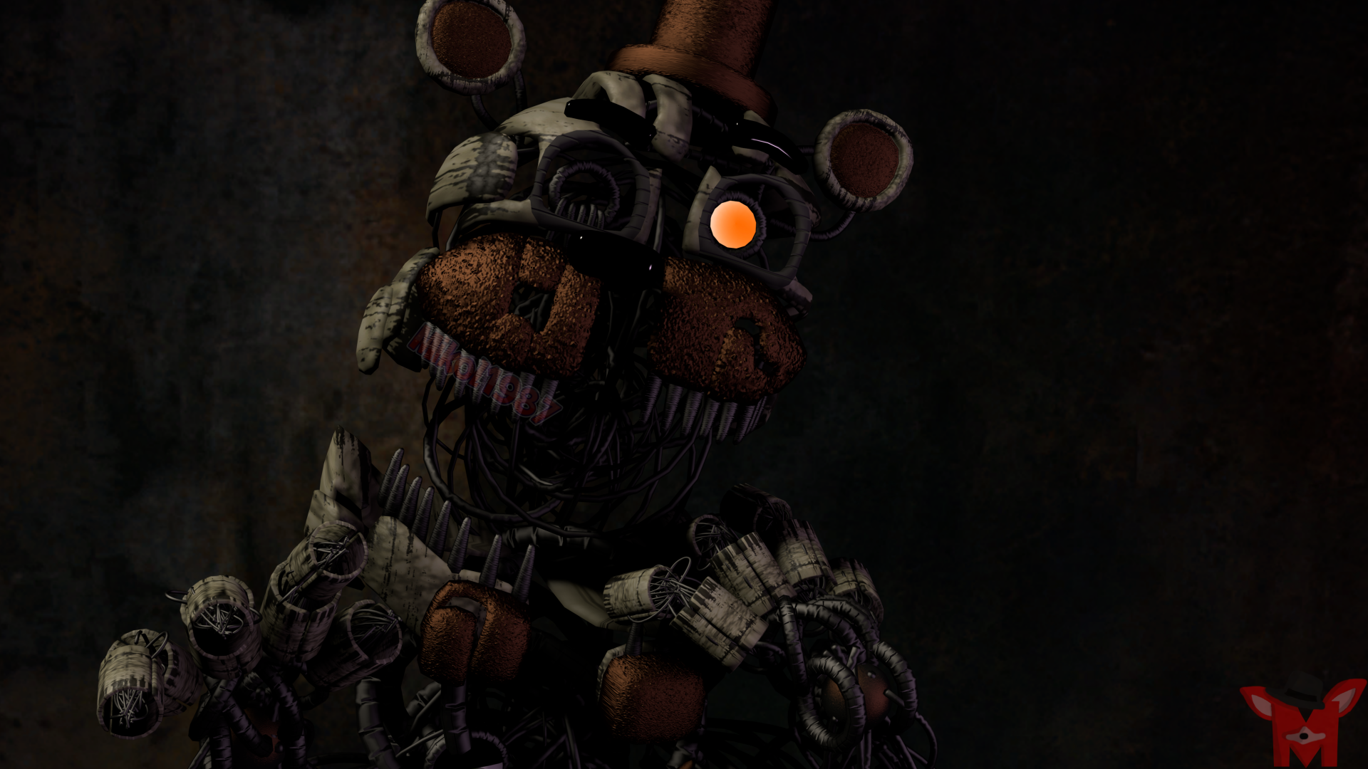 Download Molten Freddy (Five Nights At Freddy's) Video Game Freddy Fazbear's Pizzeria Simulator Five Nights At Freddy's 4k Ultra HD Wallpaper by Mikol1987