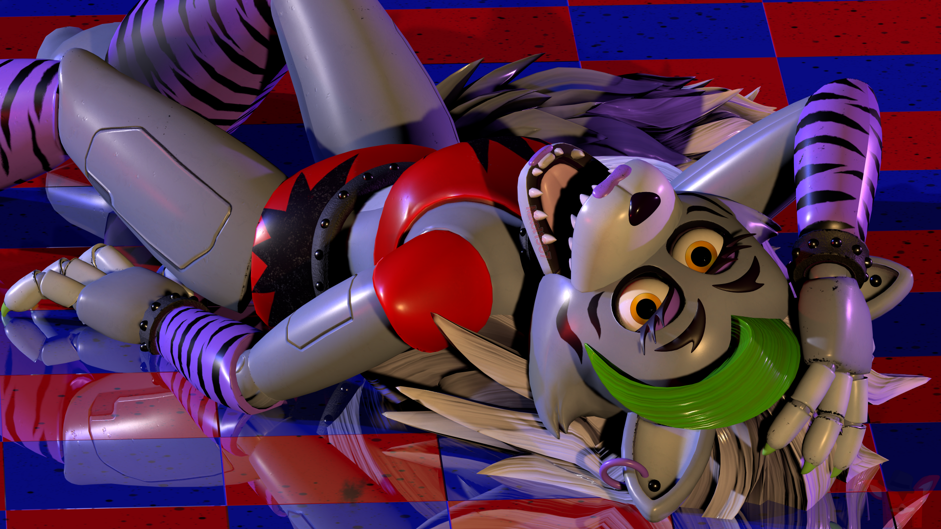 Download Roxanne Wolf (Five Nights At Freddy's) Video Game Five Nights At Freddy's: Security Breach Five Nights At Freddy's 8k Ultra HD Wallpaper by Mikol1987