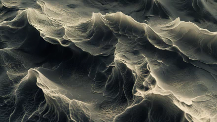 Abstract duotone wave pattern in high-definition, designed as a desktop wallpaper and background.
