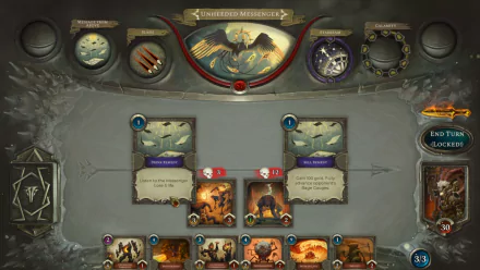 HD desktop wallpaper featuring Acolyte of the Altar in a strategic video game layout with cards and gameplay interface.