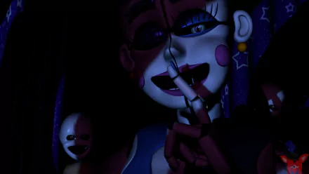Ballora (Five Nights at Freddy's) video game Five Nights at Freddy's: Sister Location Five Nights at Freddy's HD Desktop Wallpaper | Background Image