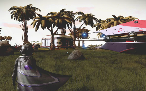  No Man's Sky Expedition on a Nice planet. 2K res (1440p)