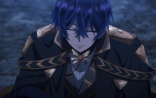 HD anime wallpaper featuring Arnold Hein from '7th Time Loop: The Villainess Enjoys a Carefree Life Married to Her Worst Enemy!' set against a dark background.