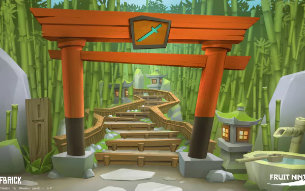 video game Fruit Ninja VR 2 HD Desktop Wallpaper | Background Image