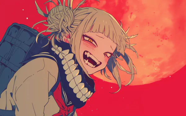 Himiko Toga in Action - My Hero Academia 4K Ultra HD Wallpaper by 十本技有