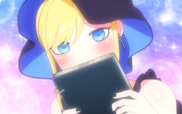 Anime character Alice Lendrott from The Duke of Death and His Maid holding a book, HD desktop wallpaper.