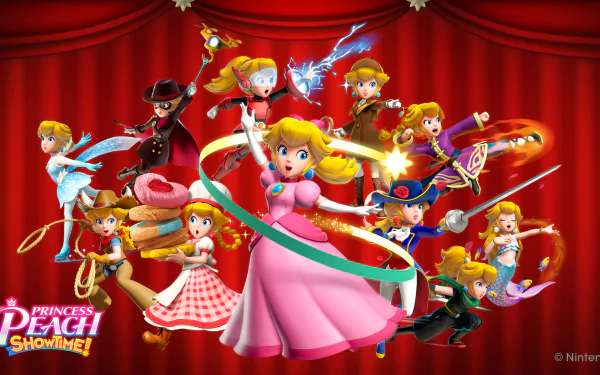 Princess Peach Showtime! video game HD Desktop Wallpaper | Background Image