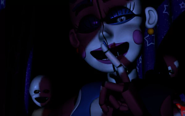 Ballora (Five Nights at Freddy's) video game Five Nights at Freddy's: Sister Location Five Nights at Freddy's HD Desktop Wallpaper | Background Image