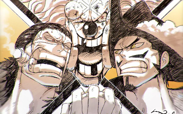  Cross Guild - Crocodile, Buggy, and Mihawk by tacchan56110