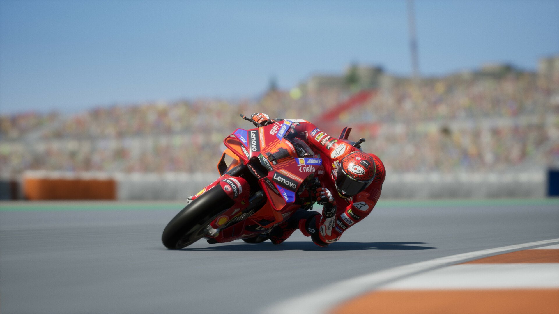 MotoGP 24 HD Wallpaper: High-Speed Cornering