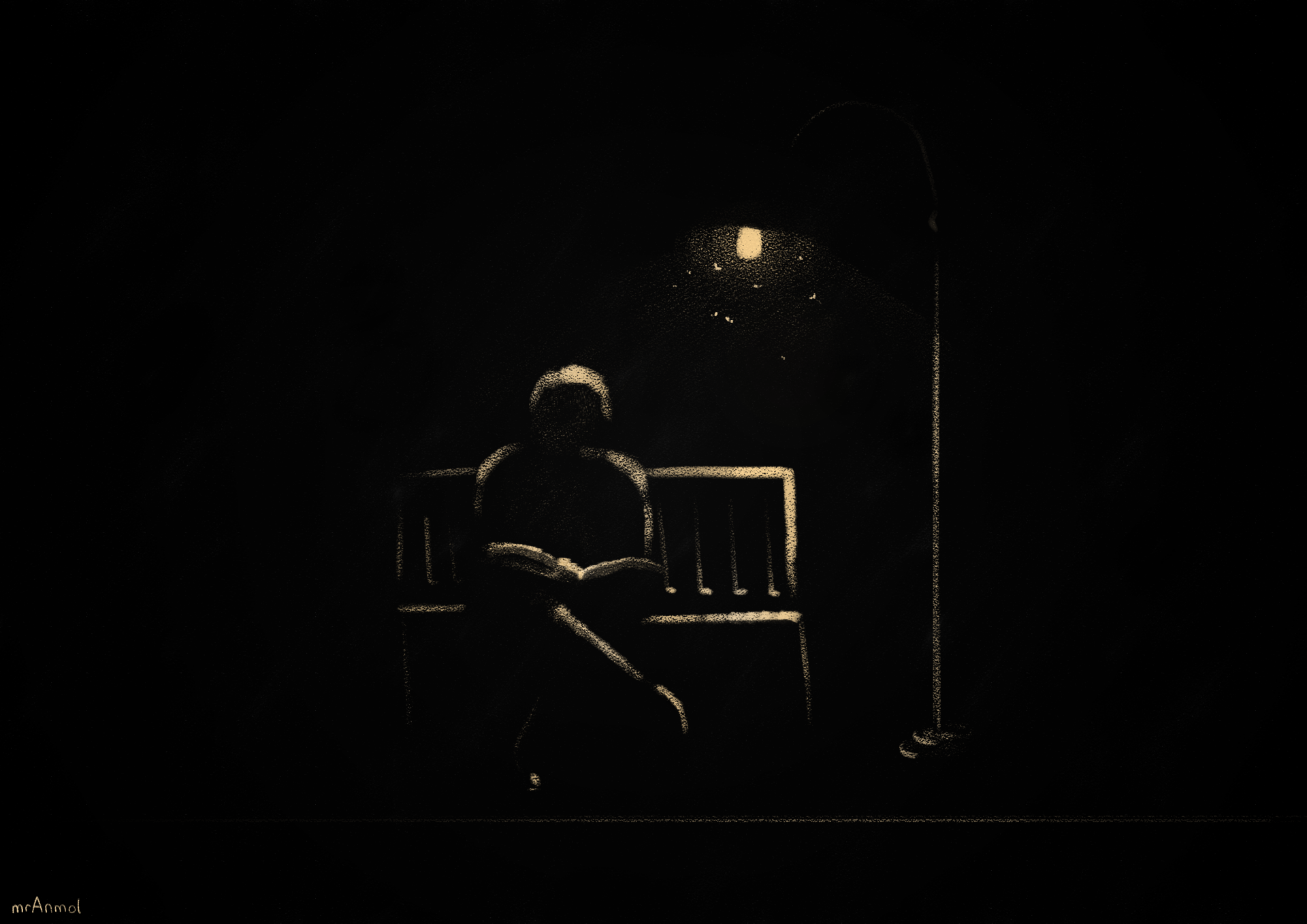 The Street Reader by mrAnmol