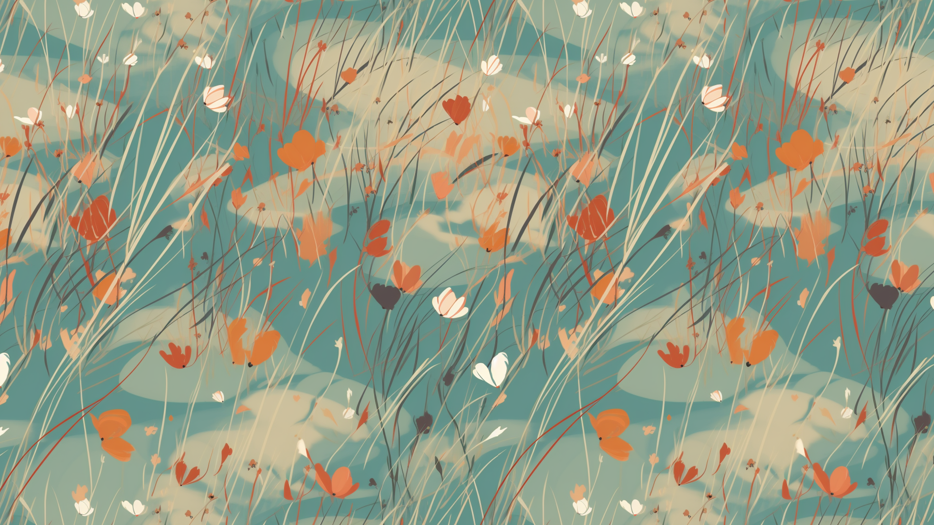 Desktop background of flowers by nutfalcon