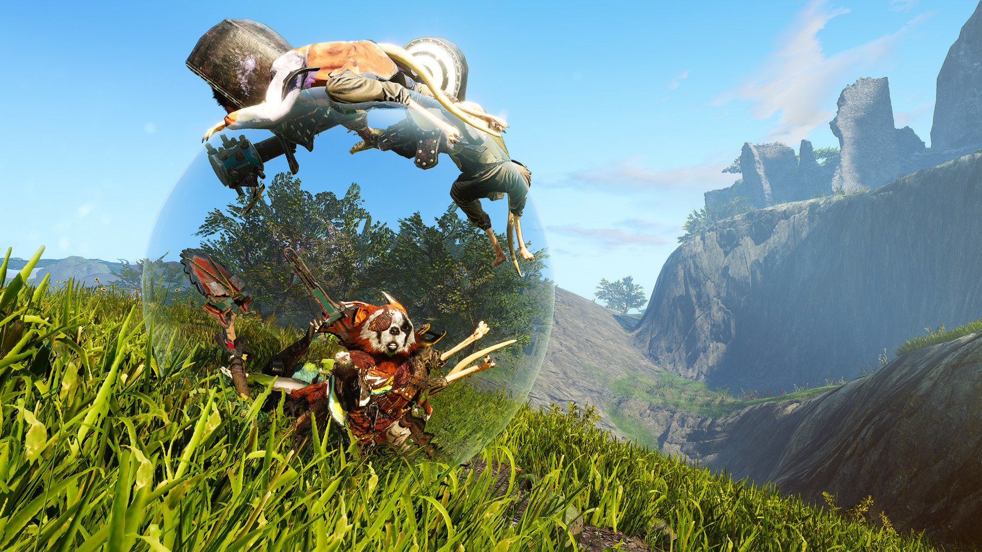 Biomutant Showdown: HD Wallpaper