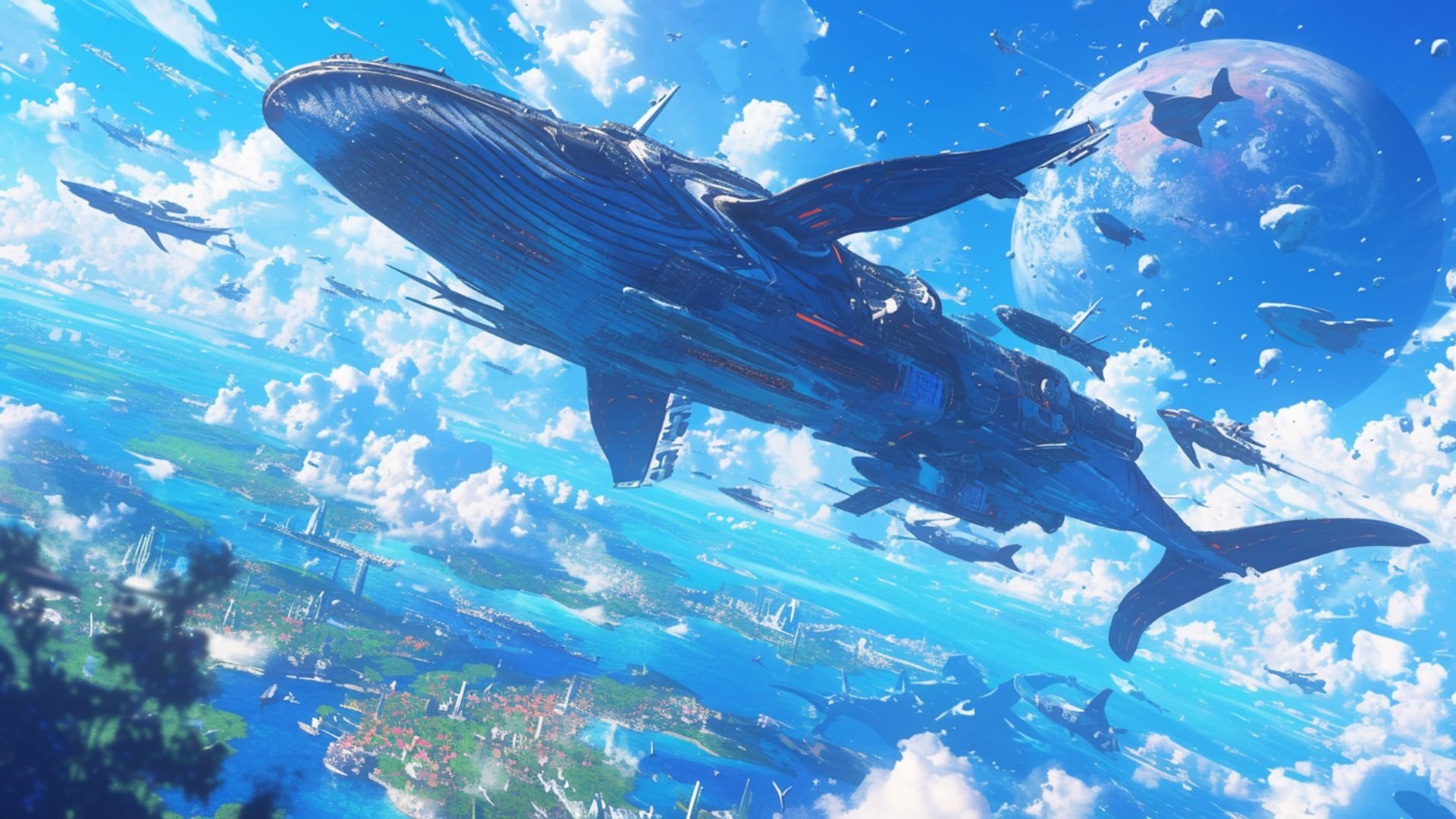Whale Space Ship by Eclipxa