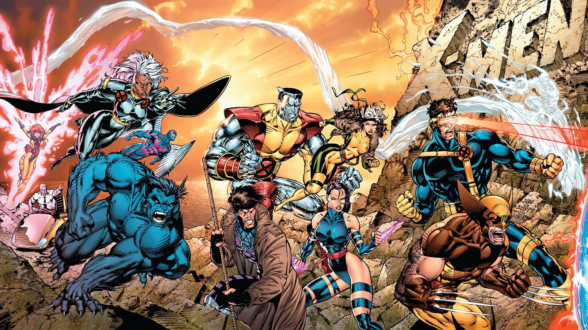 Download X-Men Jim Lee HD Wallpaper