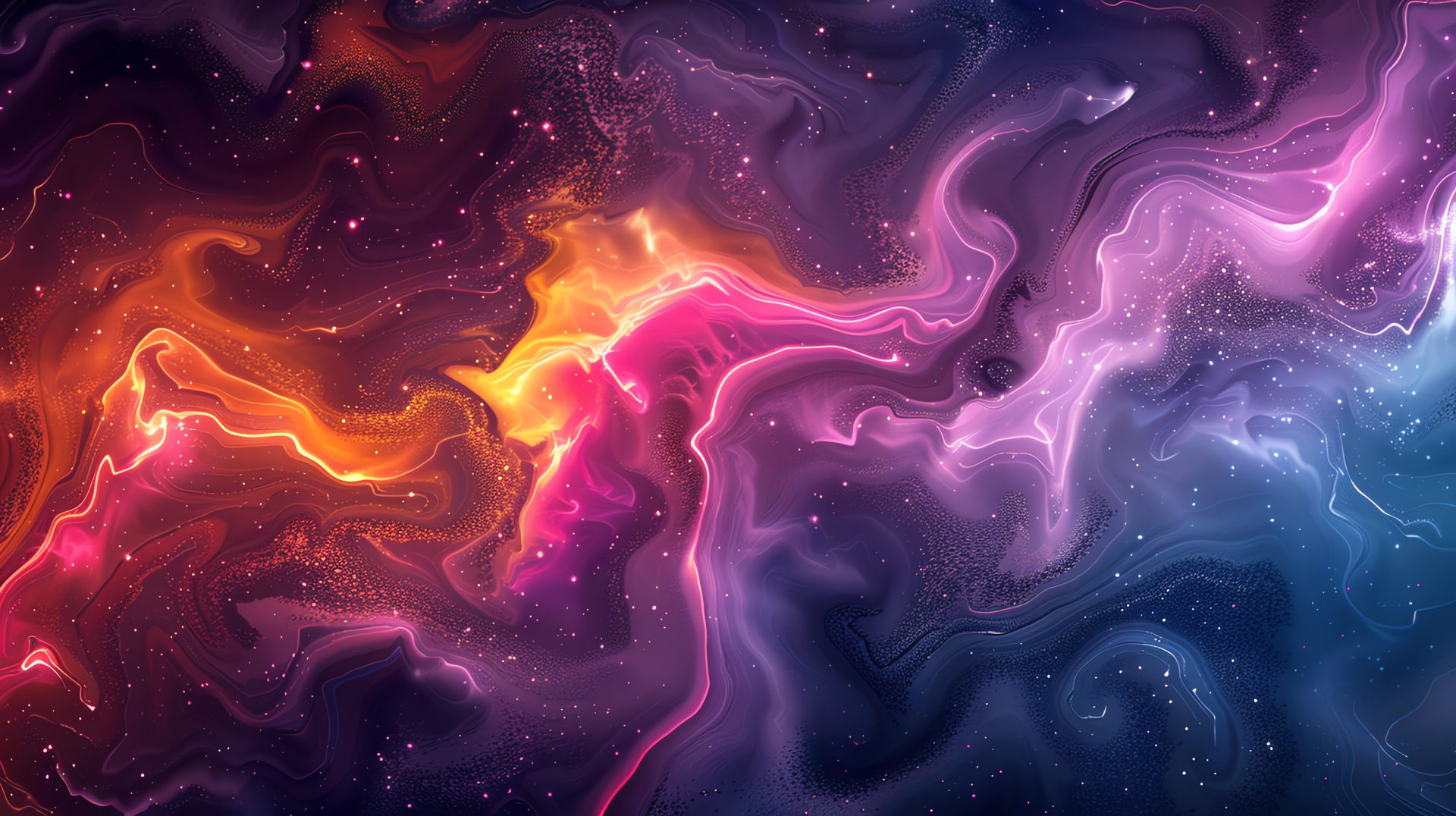 Abstract fluid glow 5 by michaldunaj