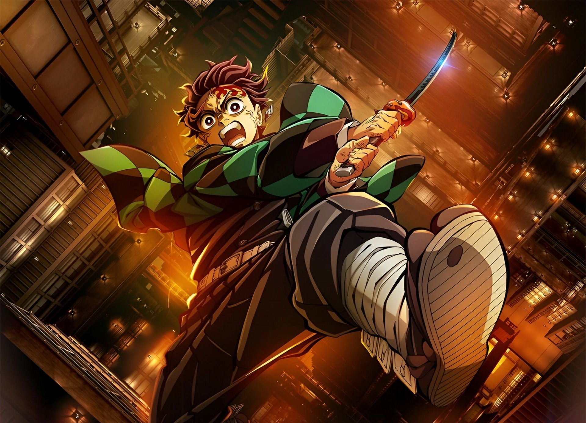 Download Anime Demon Slayer: Kimetsu No Yaiba Tanjiro Kamado HD Wallpaper