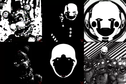 Golden Freddy (Five Nights At Freddy's) Puppet (Five Nights at Freddy's) video game Five Nights At Freddy's 2 Five Nights at Freddy's HD Desktop Wallpaper | Background Image