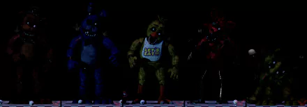 Freddy (Five Nights at Freddy's) Golden Freddy (Five Nights At Freddy's) video game Freddy Fazbear's Pizza Five Nights at Freddy's HD Desktop Wallpaper | Background Image