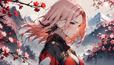  Sakura - Mountains